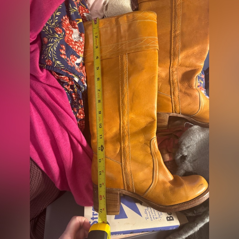 Vintage Frye 70s Campus Boot, Foldover Style - Picture 14 of 16